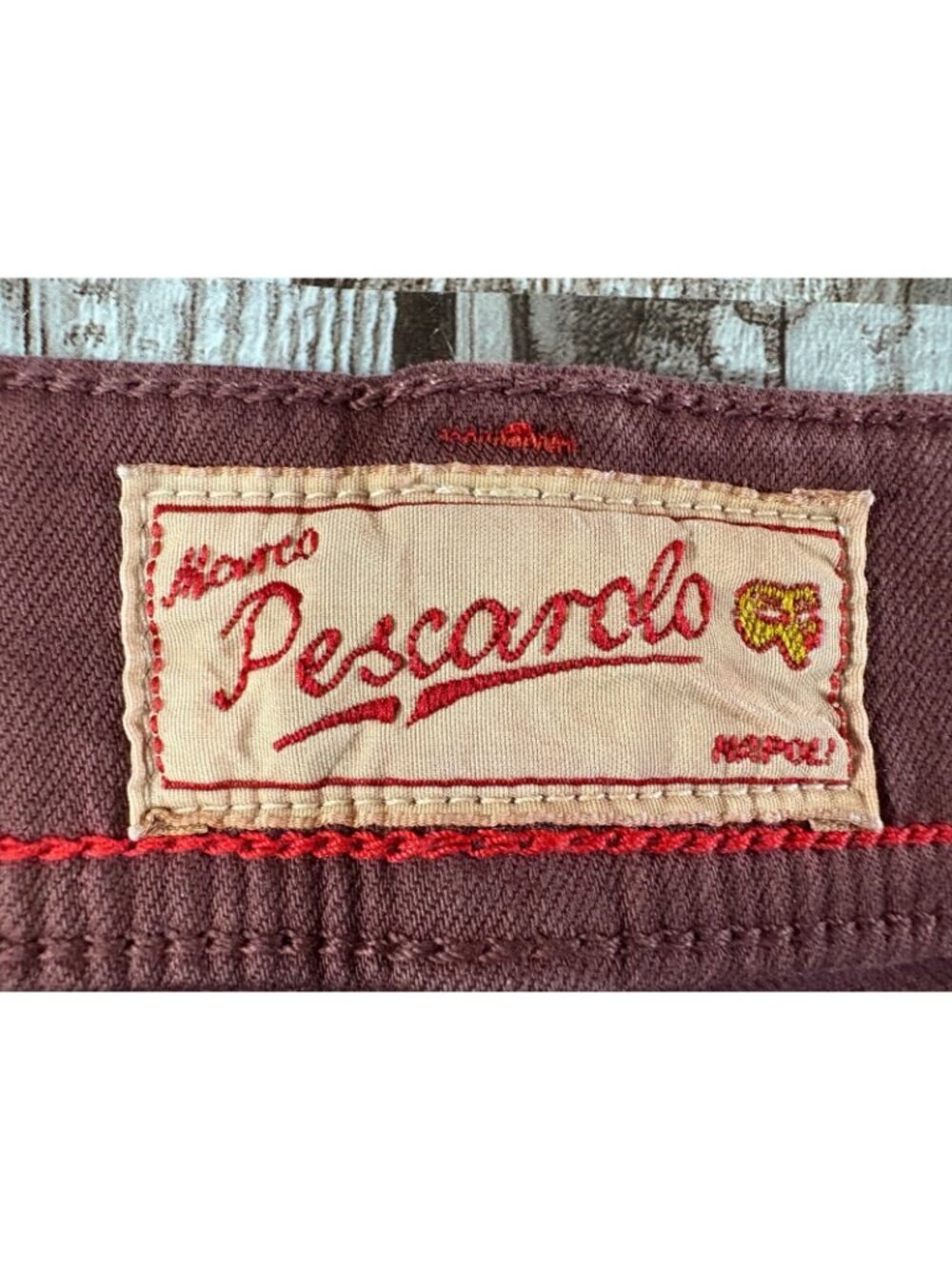Marco Pescarolo Napoli Nerano M18 5-Pocket Chino Pants sz EU 52 US 35 made Italy - Picture 2 of 16